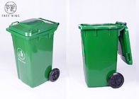 Ящики серых/зеленого цвета 100Литер большие пластиковые Вхэелие для уничтожения отбросов повторно использовали на открытом воздухе